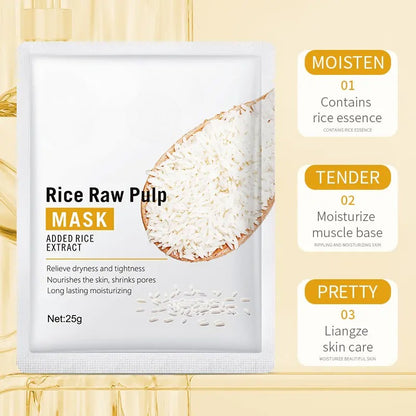 Rice Face Mask – 3X Hydration & Glow Boost