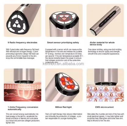 3 in 1 Anti-aging device for skin tightening