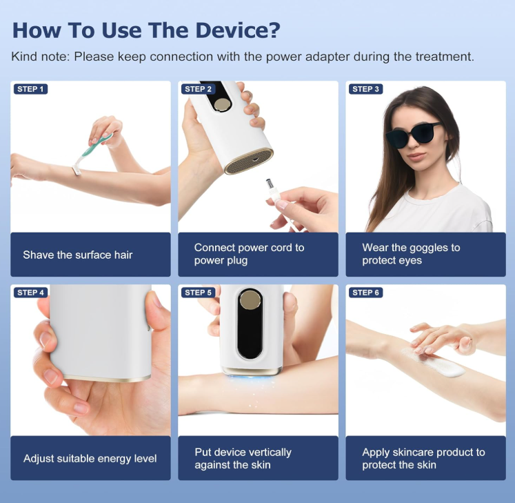 Freezing Point Laser Hair Removal Device