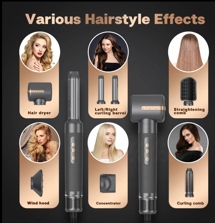 7 in 1  Curler Hair Blowing Combo