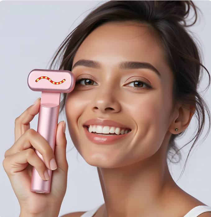 4 in 1 Skincare Wand with Red Light Therapy