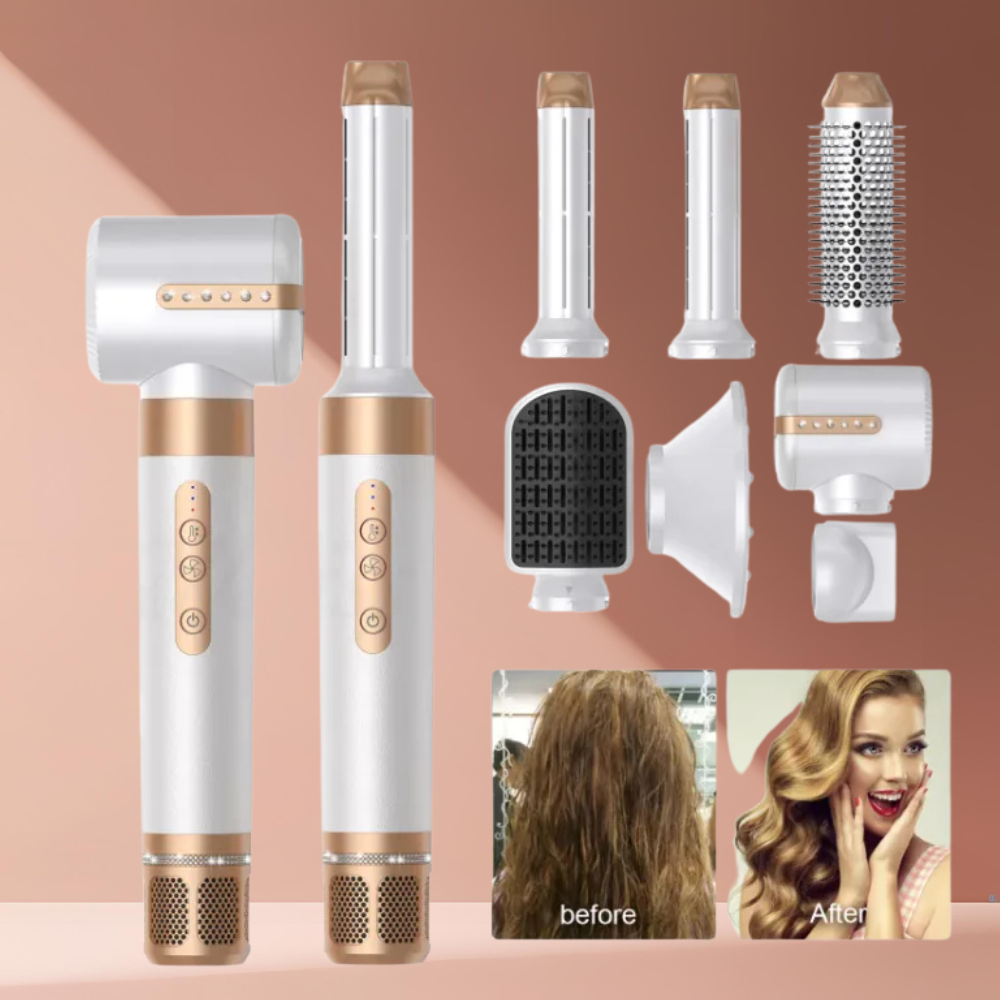 7 in 1  Curler Hair Blowing Combo